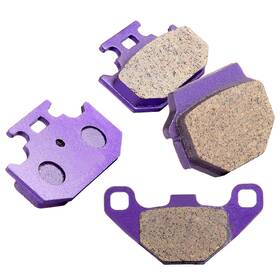 11442234 Cssunny 2 Pairs Of Brake Pads Carbon Fiber For 1988-1992 Kawasaki Kdx200 Front Or Rear