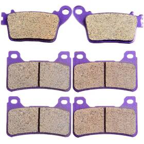 11442237 Cssunny 6pcs Front Rear Brake Pads Carbon Fiber For 2007-2015 Honda Cbr600rr Cbr1000rr
