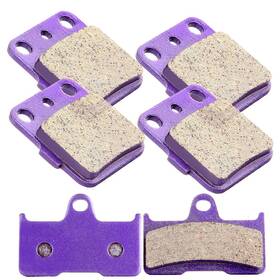 11442240 Cssunny 6pcs Rear Brake Pads Carbon Fiber For 2002-2008 Yamaha Grizzly 660 Yfm660f 4x4