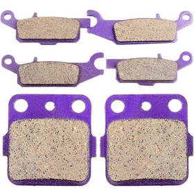 11442246 Cssunny 6pcs Brake Pads Front Rear Carbon Fiber For 2008-2013 Yamaha Raptor 250 Yfm250r