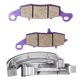 11442967 Cssunny 1 Pair Rear Brake Pads And Shoes For 2000-2001 Kawasaki W650