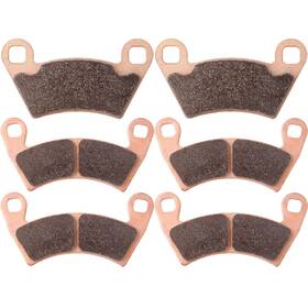 11442973 Cssunny 6pcs Brake Pads Carbon Fiber For 2011-2013 Polaris Le Rzr Xp 900 Sintered