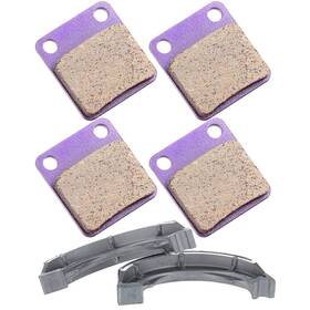 11442976 Cssunny Front Rear Brake Pads And Shoes For 2002-2007 Suzuki Eiger 400 Carbon Fiber