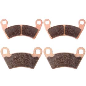 11442985 Cssunny 4pcs Front And Rear Brake Pads For 2010-2012 Polaris 4x4 Efi Ranger Crew 800