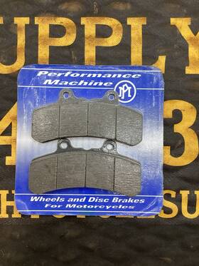 0053-1604sa Custom Chrome Nos Performance Machine Brake Pads Sbs 137x6qc 4 Piston Caliper