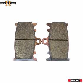 4542452 Custom Chrome St Compound Brake Pads Fit For Pro One 4-piston Calipers New 70x46x8.3mm