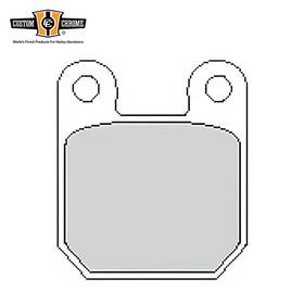 8009026 Custom Chrome/motorfactory Organic Pad Fit Harley Pm 125x2 2-piston 4-piston S And Sl Caliper