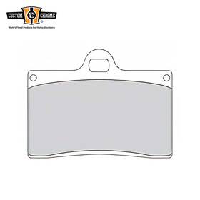 8009045 Custom Chrome/motorfactory Sintered Pads Fit For Revtech Wilwood Brembo Hawg Halters 4pstn Caliper