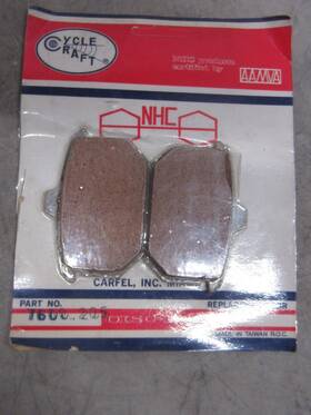 Ft77-ft78 Cycle Craft 7600-205 Honda Ft79-ft80 Cbx Cb750f Brake Pads Front Or Rear New #3913