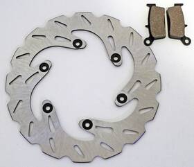 11470 Cycleatv Yamaha 2002 Wr250f /wr426f / Yz125 Yz250 Rear Brake Pads And Sport Rotor