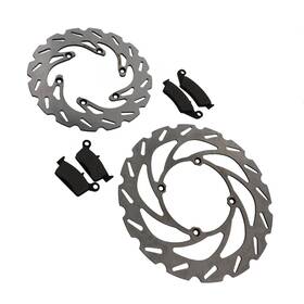 12078 Cycleatv Kawasaki Kx125 And Kx250 95-02 Kx500 96-04 Front Rear Brake Pads Sport Rotors