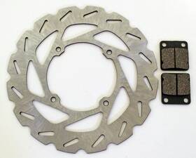 15644 Cycleatv 2007-2009 2012-13 Honda Crf150r /crf150rb Expert Front Brake Pads And Sport Rotor