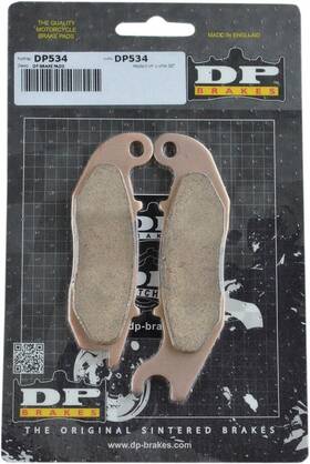 1721-2392 Dp Brakes Dp534 Standard Sintered Metal Brake Pads Copper