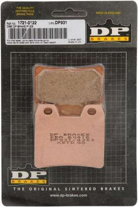 Dp931 Dp Brakes Standard Sintered Metal Brake Pads Sintered/metal Rear