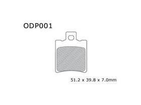 Odp001 Dp Brakes Odp Organic Brake Pads Front Yamaha Yw 50 Zuma 2002-2009