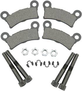 143549 Drag Specialties Ds Semi-metallic Brake Pads Rear Harley Davidson Ultra Glide/street Glide