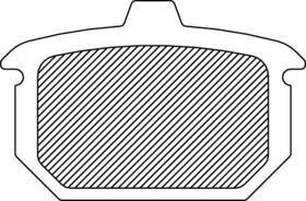143551 Drag Specialties Ds Sintered Metal Brake Pads Rear Harley Davidson