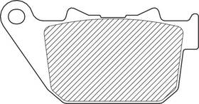 143557 Drag Specialties Ds Sintered Metal Brake Pads Rear Harley Davidson Sportster