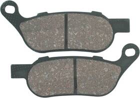 144673 Drag Specialties Ds Organic Brake Pads Rear Harley Davidson
