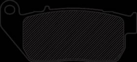 16-0917scp Drag Specialties 1721-0884 Pads Brk S-m 04-13xl Fr
