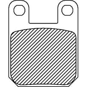 1720-0205 Drag Specialties Organic Brake Pads For Gma Inch F Calipers
