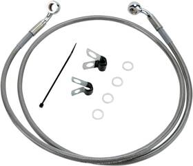 1741-2639 Drag Specialties New Extended Stainless Steel Front Brake Line Kit