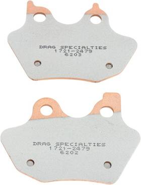 44082-00a Drag Specialties 187055 Ds Premium Sintered Metal Brake Pads #44082-00a Harley-davidson