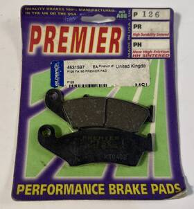 4531597 Drag Specialties Premier Performace Brake Pads P126 Fa185 Pad