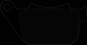 1721-1364 Drag Specialties Fad387hh Sintered Metal Brake Pads