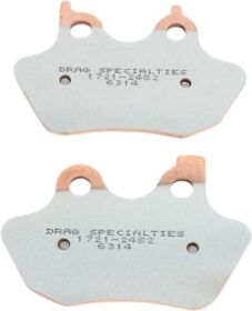 Xf-2-1721-2445 Drag Specialties Sintered Brake Pads 1721-2445
