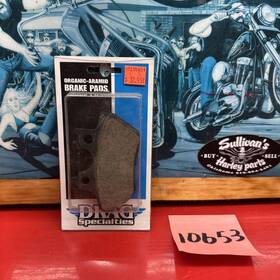 Vd-9022 Drag Specialties Organic Aramid Brake Pads Harley Softail Touring