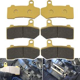 Lbp02h1204y Dudu Front Rear Ceramic Brake Pads For Harley Davison Flhx Street Glide 2008-2015
