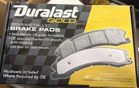 Dg272 Duralast Dg266 Gold Semi-metallic Brake Pads