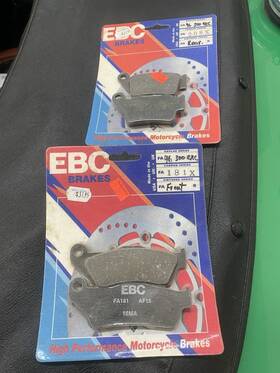 181x-208x Ebc F&r Sintered Brake Pads For Ktm 300exc And Others New In Package
