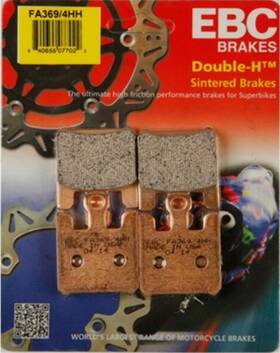 611369 Ebc Fa369/4hh Sintered Front Brake Pads 05-06 Kawasaki Ninja 636