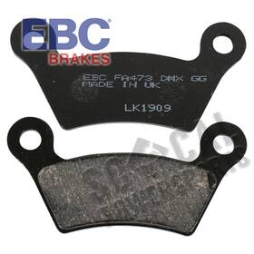Ar70-rt380596-90 Ebc 2010-2011 Can-am Spyder Rt Street Organic Brake Pads Rear