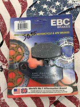 Bc10-fa192 Ebc Bc10-fa192/k/zr1000/10-16/r Fa192 Organic Brake Pads 2010-16 Kawasaki Z1000 Zr1000 Rear 1 Pair New Nos
