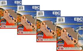 Fa395sv Ebc Brake 4 Severe Duty Inch Sv Sintered Front/rear Pads Arctic Cat #