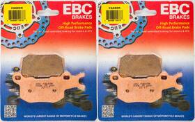 38-006842 Ebc Brakes Brake Pads Fa684r 2 Packs - Enough For Rotors