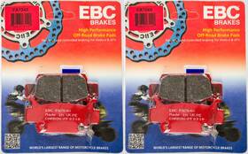 38-007041 Ebc Brakes Brake Pads Fa704x 2 Packs - Enough For Rotors