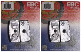 38-0220 Ebc Brakes Organic Brake Pads Fa22 2 Packs - Enough For Rotors