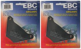 38-0241 Ebc Brakes Organic Brake Pads Fa24 2 Packs - Enough For Rotors