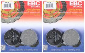 38-0380 Ebc Brakes Organic Brake Pads Fa38 2 Packs - Enough For Rotors