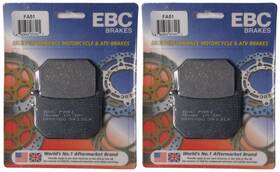 38-0510 Ebc Brakes Organic Brake Pads Fa51 2 Packs - Enough For Rotors