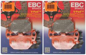 38-0617 Ebc Brakes Brake Pads Fa61v 2 Packs - Enough For Rotors