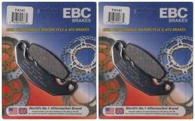 38-1410 Ebc Brakes Organic Brake Pads Fa141 2 Packs - Enough For Rotors