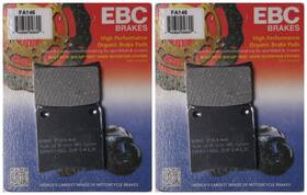 38-1460 Ebc Brakes Organic Brake Pads Fa146 2 Packs - Enough For Rotors
