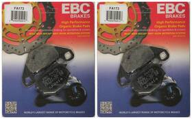 38-1730 Ebc Brakes Organic Brake Pads Fa173 2 Packs - Enough For Rotors