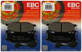 38-1790 Ebc Brakes Organic Brake Pads Fa179 2 Packs - Enough For Rotors
