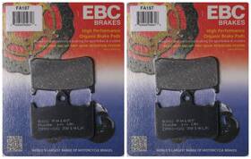 38-1870 Ebc Brakes Organic Brake Pads Fa187 2 Packs - Enough For Rotors